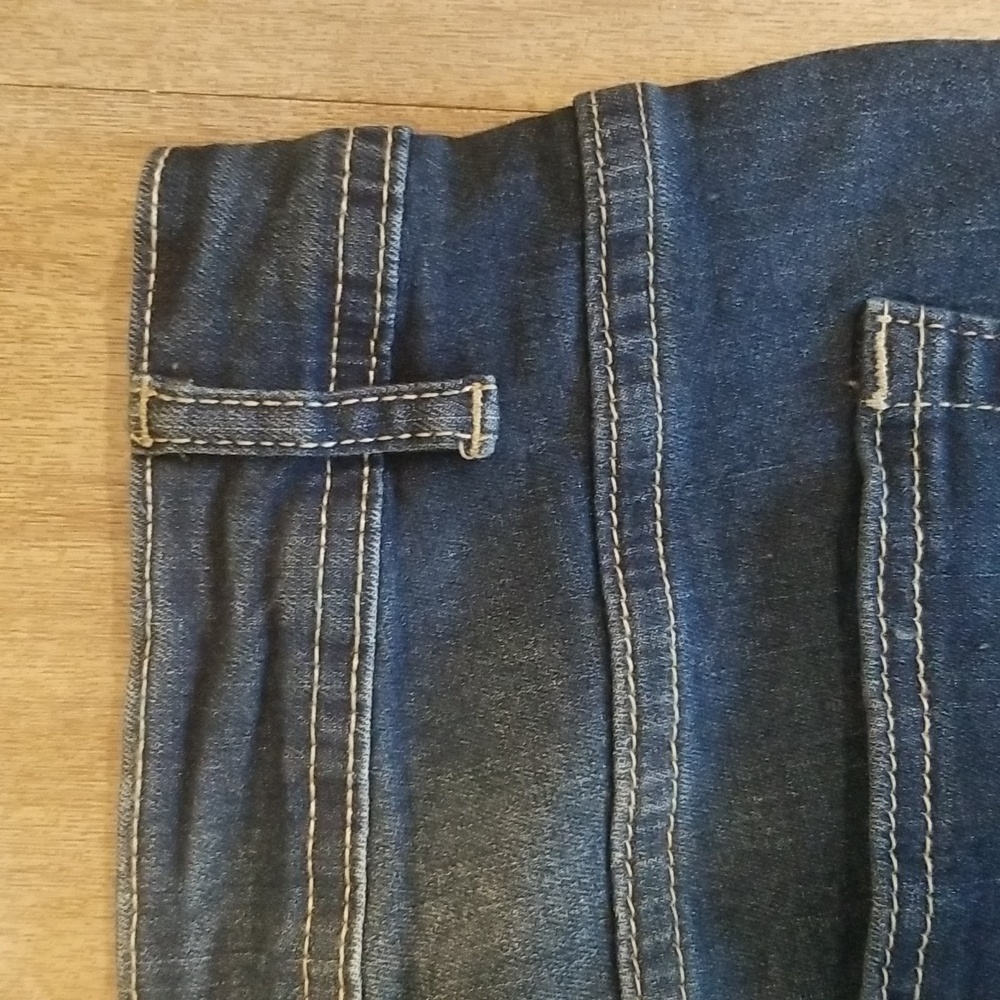 Composition Blue Ripped Denim Short Size XL - Picture 14 of 16